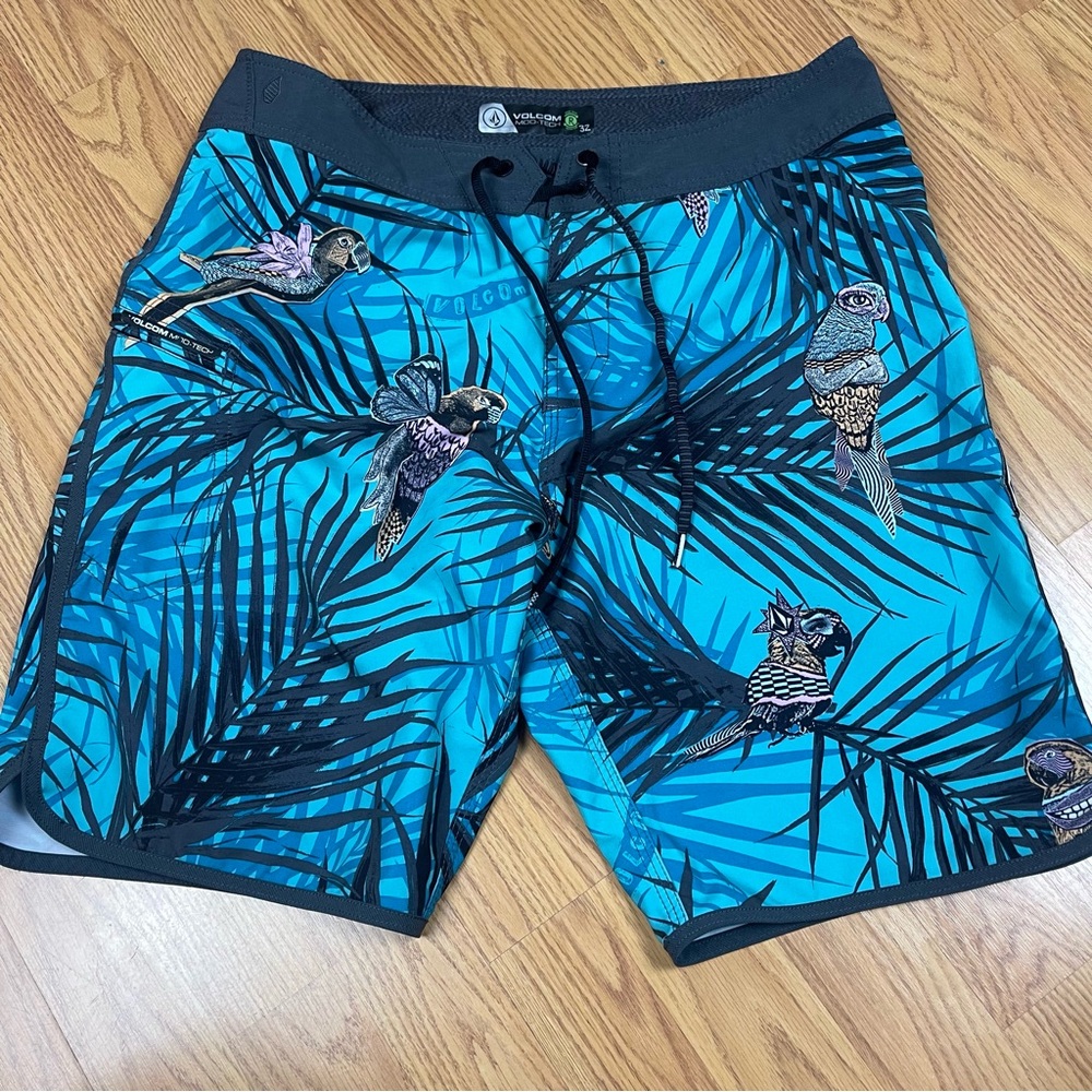 Volcom Mod-Tech Blue Swim Shorts